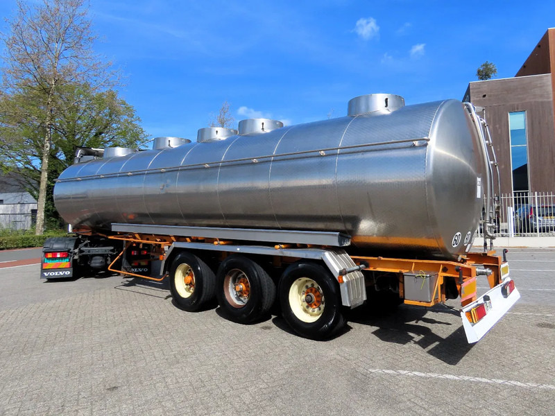 Semi-remorque citerne Magyar 5 compartments, 32500L FOOD, air susp, (5 DIFFERENT PRODUCTS) !!