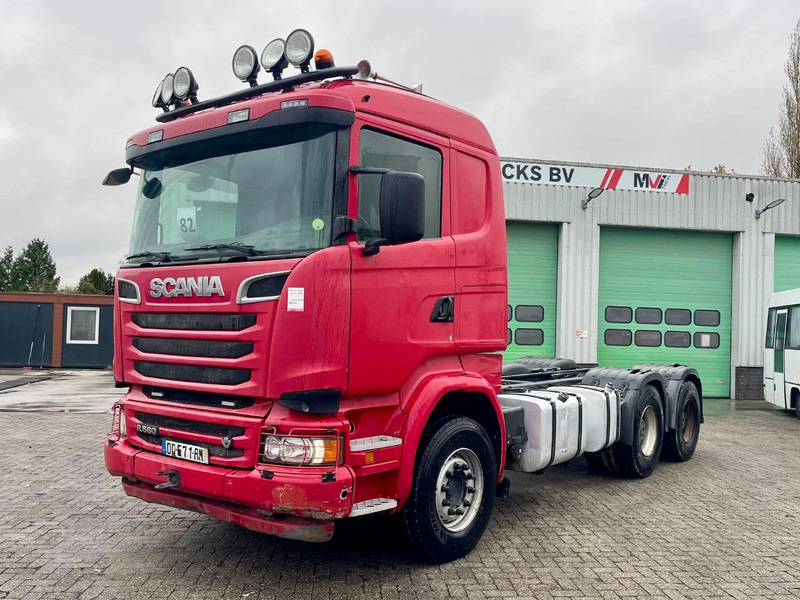 Scania R580 V8 6x4,RETARDER, FULL SPRING! hub reduction, BIG Axels - Châssis cabine: photos 1 Scania R580 V8 6x4,RETARDER, FULL SPRING! hub reduction, BIG Axels - Châssis cabine: photos 1