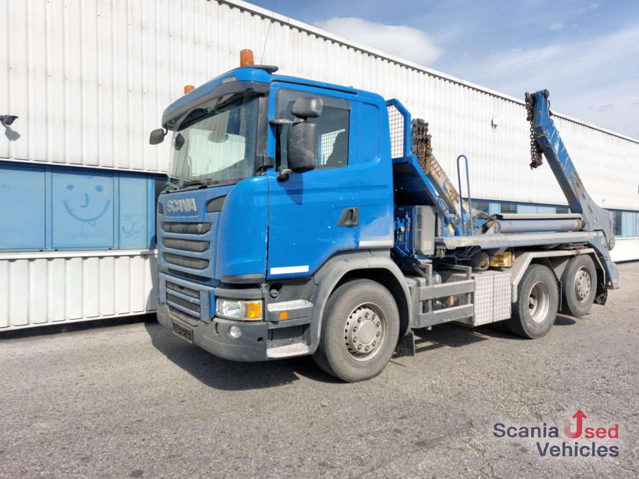 SCANIA G 450 LB6x2*4MNA Absetzkipper 3. Achse gelenkt - Camion benne: photos 1 SCANIA G 450 LB6x2*4MNA Absetzkipper 3. Achse gelenkt - Camion benne: photos 1