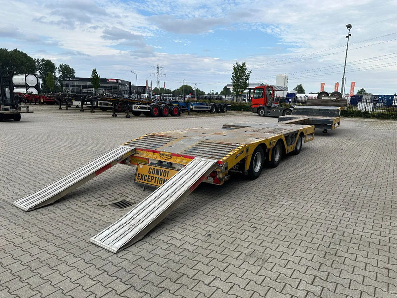 Broshuis E-2190/27 lowloader, wheel well, 4,1m extendable, steering axle - Semi-remorque surbaissé: photos 4 Broshuis E-2190/27 lowloader, wheel well, 4,1m extendable, steering axle - Semi-remorque surbaissé: photos 4