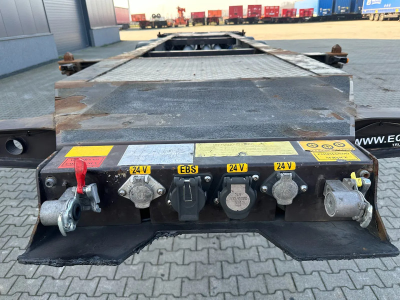 Semi-remorque porte-conteneur/ Caisse mobile Burg 20FT + 20FT SWAP ADR (EX/II, EX/III, FL, AT) Chassis, empty weight: 3.690kg, SAF INTRADISC, 2x Liftaxle, NL-chassis, APK/ADR: 08: photos 7