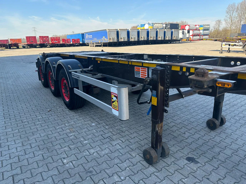 Semi-remorque porte-conteneur/ Caisse mobile Burg 20FT / 20FT SWAP ADR (EX/II, EX/III, FL, AT), Leergewicht : 3.690kg, SAF INTRADISC, 2x Liftachse, NL-Chassis, APK/ADR: 08-2025: photos 12