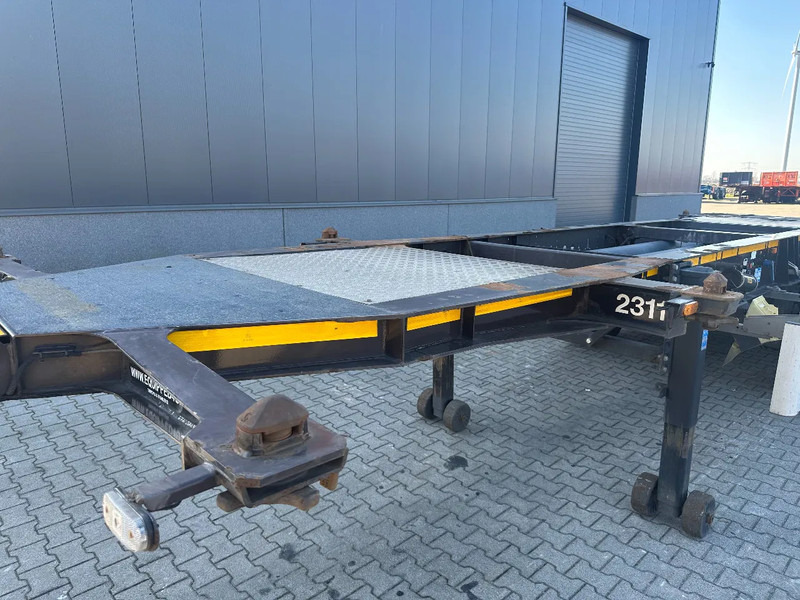 Semi-remorque porte-conteneur/ Caisse mobile Burg 20FT / 20FT SWAP ADR (EX/II, EX/III, FL, AT), Leergewicht : 3.690kg, SAF INTRADISC, 2x Liftachse, NL-Chassis, APK/ADR: 08-2025: photos 8