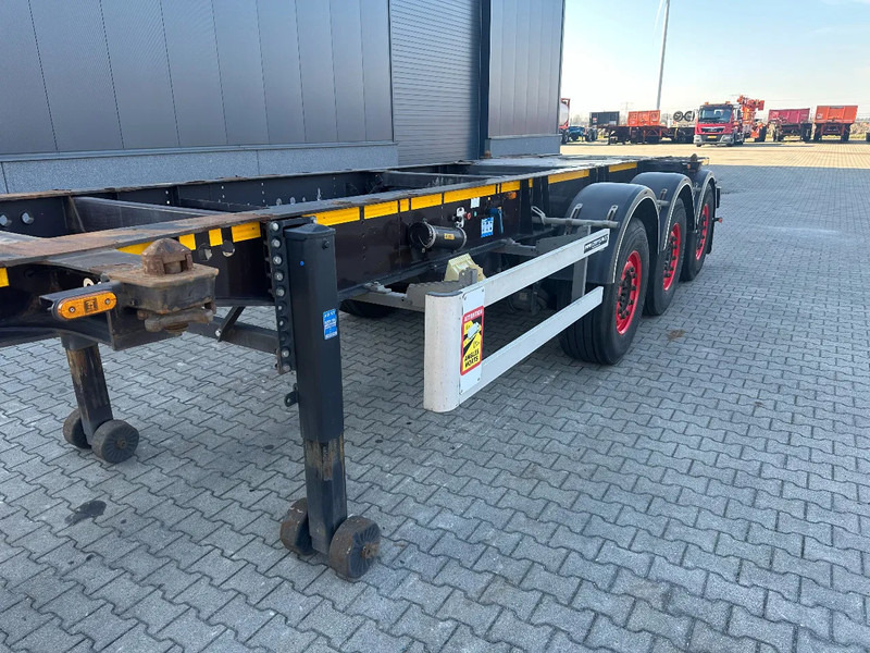 Semi-remorque porte-conteneur/ Caisse mobile Burg 20FT / 20FT SWAP ADR (EX/II, EX/III, FL, AT), Leergewicht : 3.690kg, SAF INTRADISC, 2x Liftachse, NL-Chassis, APK/ADR: 08-2025: photos 9