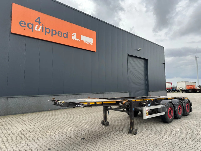 Burg 20FT / 20FT SWAP ADR, Leergewicht : 3.690kg, SAF INTRADISC, 2x Liftachse, NL, APK/ADR: 10-2025, 70% Reifen - Semi-remorque porte-conteneur/ Caisse mobile: photos 1 Burg 20FT / 20FT SWAP ADR, Leergewicht : 3.690kg, SAF INTRADISC, 2x Liftachse, NL, APK/ADR: 10-2025, 70% Reifen - Semi-remorque porte-conteneur/ Caisse mobile: photos 1