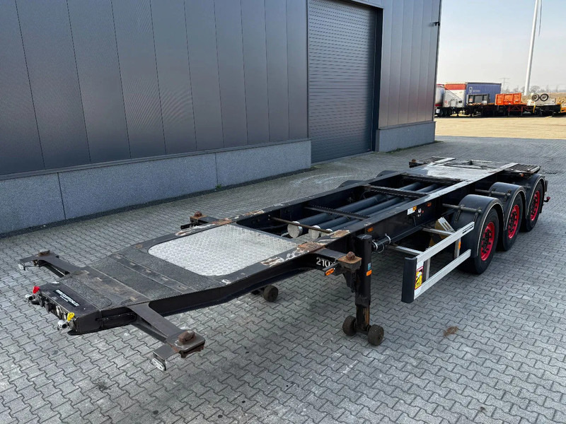 Burg 20FT/3-axles, SAF INTRADISC, ADR (EXII, EXII, FL, AT), 2x LIFTAXLE, NL-Chassis - Semi-remorque porte-conteneur/ Caisse mobile: photos 2 Burg 20FT/3-axles, SAF INTRADISC, ADR (EXII, EXII, FL, AT), 2x LIFTAXLE, NL-Chassis - Semi-remorque porte-conteneur/ Caisse mobile: photos 2
