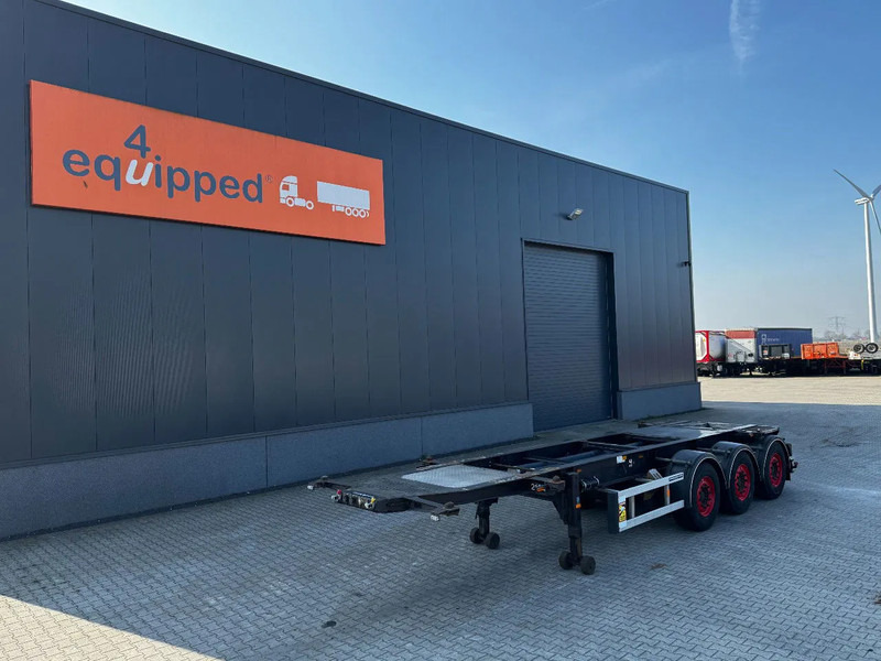 Burg 20FT/3-axles, SAF INTRADISC, ADR (EXII, EXII, FL, AT), 2x LIFTAXLE, NL-Chassis - Semi-remorque porte-conteneur/ Caisse mobile: photos 1 Burg 20FT/3-axles, SAF INTRADISC, ADR (EXII, EXII, FL, AT), 2x LIFTAXLE, NL-Chassis - Semi-remorque porte-conteneur/ Caisse mobile: photos 1