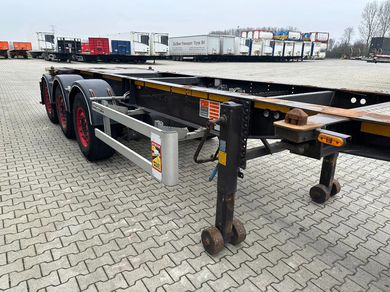 Semi-remorque porte-conteneur/ Caisse mobile Burg 20FT ADR (EX/II, EX/III, FL, AT) Chassis, Leergewicht : 3.690kg, SAF INTRADISC, 2x Liftachse, NL-Chassis, APK/ADR: 04-2025: photos 12