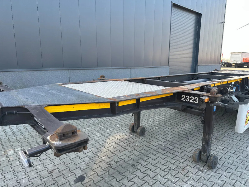 Semi-remorque porte-conteneur/ Caisse mobile Burg 20FT ADR (EX/II, EX/III, FL, AT), Leeggewicht: 3.690kg, SAF INTRADISC, 2x liftaxle, ALCOA, NL-Chassis, APK/ADR: 08-2025: photos 8