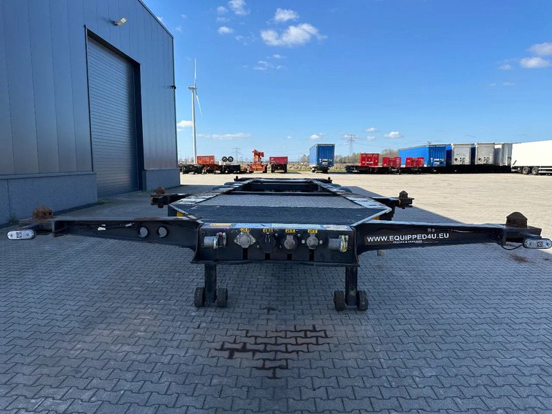 Semi-remorque porte-conteneur/ Caisse mobile Burg 20FT ADR (EX/II, EX/III, FL, AT), Leergewicht: 3.690kg, SAF INTRADISC, 2x liftaxle, ALCOA, NL-Chassis, APK/ADR: 08-2025: photos 9