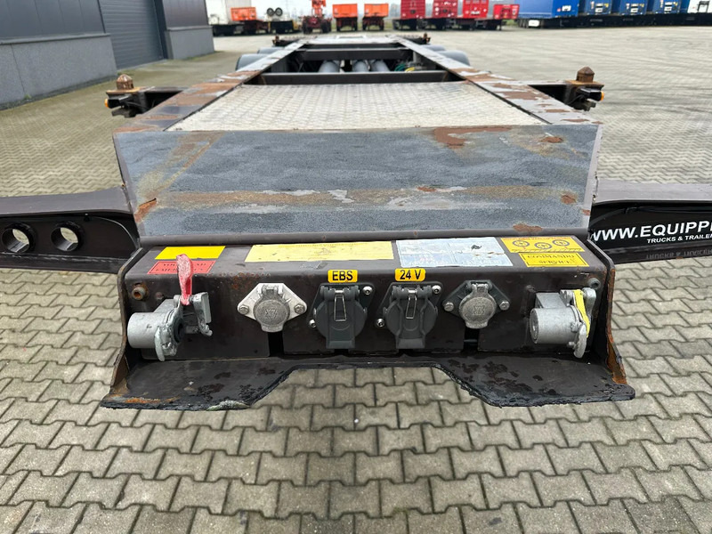 Semi-remorque porte-conteneur/ Caisse mobile Burg 20FT ADR (EX/II, EX/III, FL, AT), empty weight: 3.690kg, SAF INTRADISC, 2x liftaxle, ALCOA, NL-Chassis, APK/ADR: 05-2025: photos 7