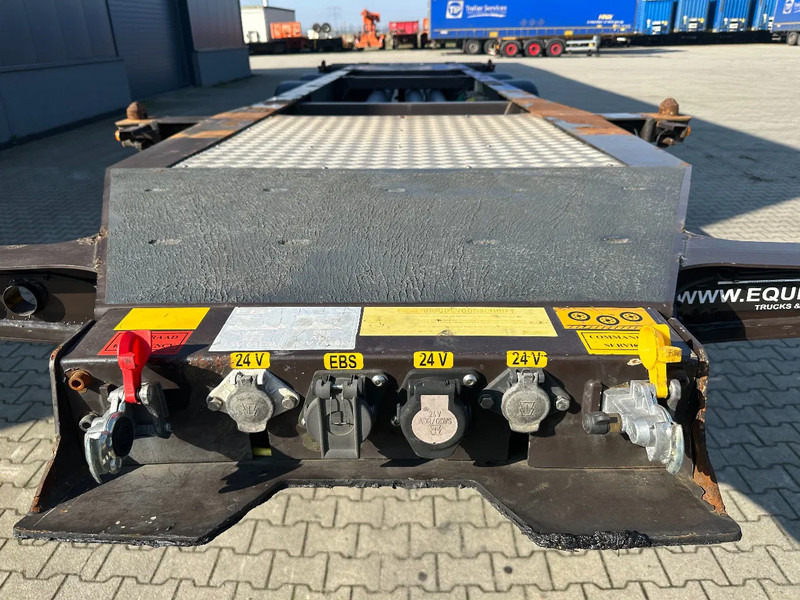Semi-remorque porte-conteneur/ Caisse mobile Burg 20FT ADR (EX/II, EX/III, FL, AT), empty weight: 3.690kg, SAF INTRADISC, 2x liftaxle, ALCOA, NL-Chassis, APK/ADR: 07-2025: photos 16