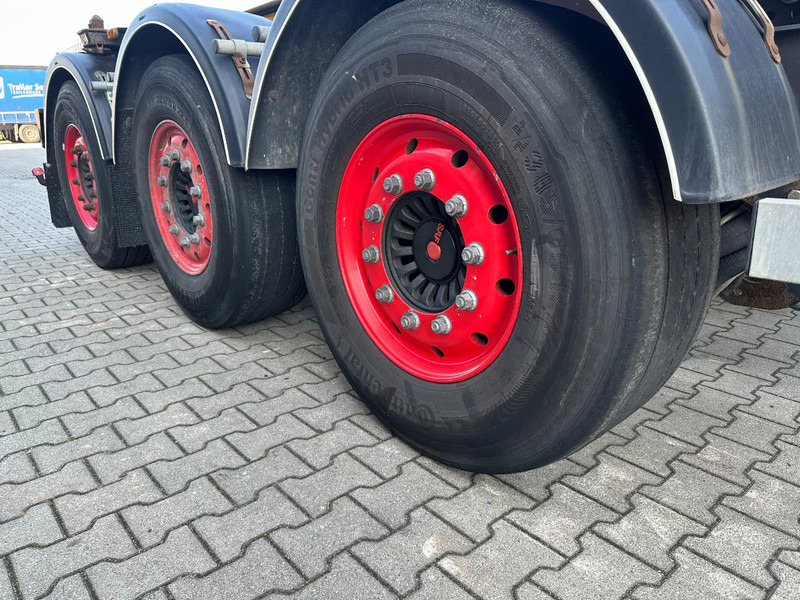 Semi-remorque porte-conteneur/ Caisse mobile Burg 20FT ADR (EX/II, EX/III, FL, AT), empty weight: 3.690kg, SAF INTRADISC, 2x liftaxle, ALCOA, NL-Chassis, APK/ADR: 07-2025: photos 17
