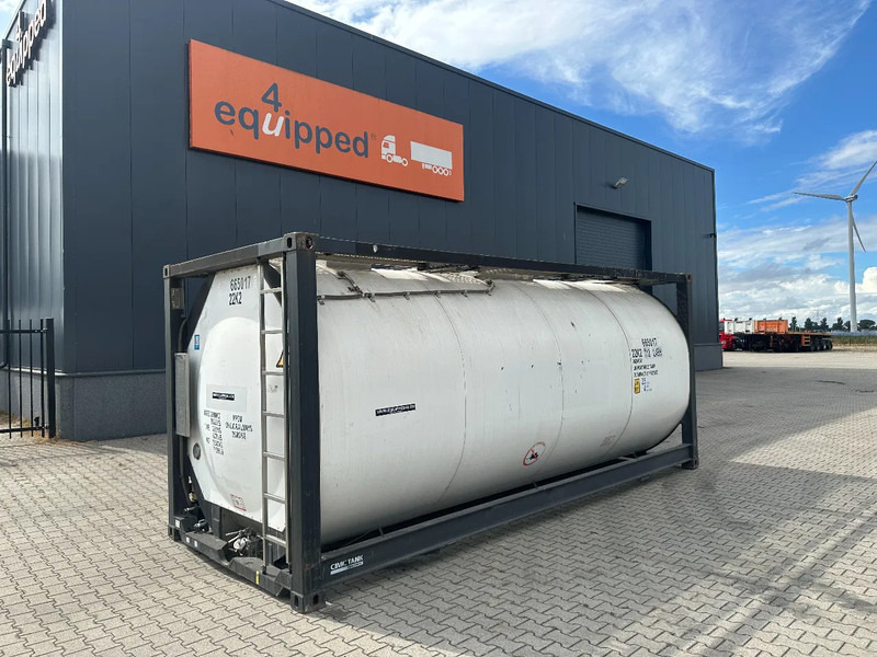 CIMC 20FT ISO / 25.020L-1-COMP. / L4BN / UN Portable / T11 / test: 10-2027 - Cuve de stockage: photos 1 CIMC 20FT ISO / 25.020L-1-COMP. / L4BN / UN Portable / T11 / test: 10-2027 - Cuve de stockage: photos 1