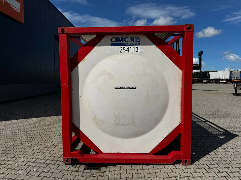 CIMC 20FT ISO, 25.050L / 1-COMP / 3 BAFFELS / T12 / 22K2 / 4 manholes / ADR valid until 11/2026 - Cuve de stockage: photos 5 CIMC 20FT ISO, 25.050L / 1-COMP / 3 BAFFELS / T12 / 22K2 / 4 manholes / ADR valid until 11/2026 - Cuve de stockage: photos 5