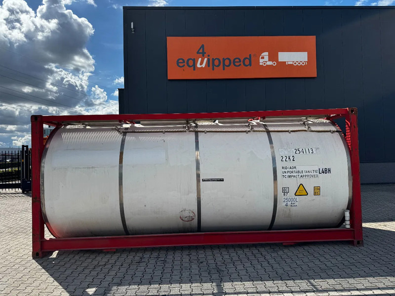 CIMC 20FT ISO, 25.050L / 1-COMP / 3 BAFFELS / T12 / 22K2 / 4 manholes / ADR valid until 11/2026 - Cuve de stockage: photos 2 CIMC 20FT ISO, 25.050L / 1-COMP / 3 BAFFELS / T12 / 22K2 / 4 manholes / ADR valid until 11/2026 - Cuve de stockage: photos 2