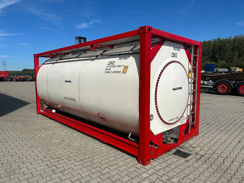 Cuve de stockage pour transport de produits chimiques CIMC 20FT ISO, 25.080L/1-COMP/3 BAFFELS/4 covers, 5Y valid until 12/2026: photos 7