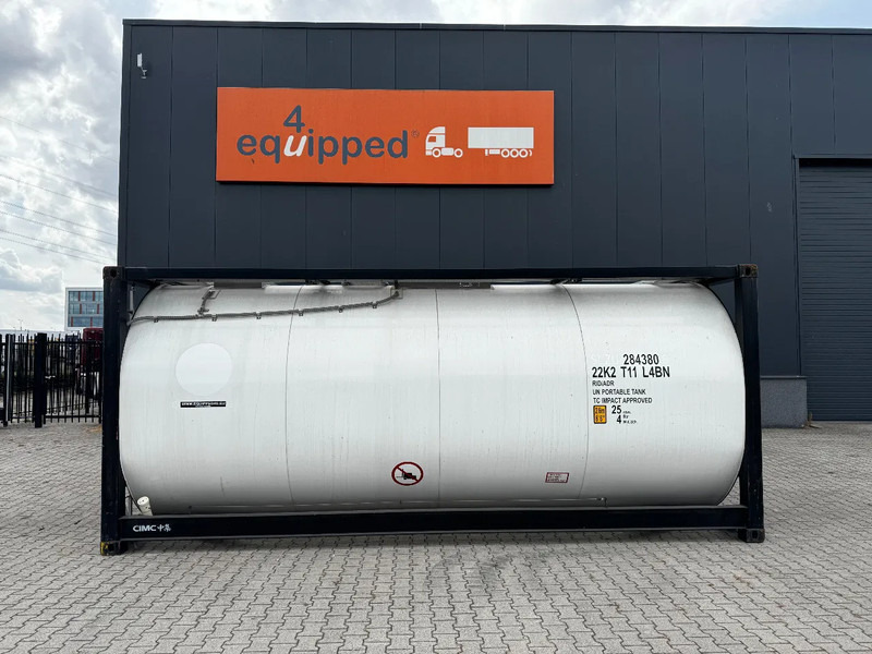 CIMC TOP: 2022, 20FT ISO, 25.030L, L4BN, UN Portable, T11, test: 09-2026 - Conteneur citerne: photos 2 CIMC TOP: 2022, 20FT ISO, 25.030L, L4BN, UN Portable, T11, test: 09-2026 - Conteneur citerne: photos 2