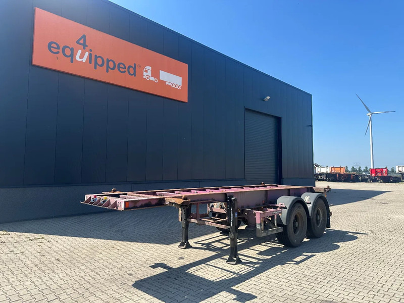 Flandria SPRING / BLATT / LAMES / BLAD, 20FT - Semi-remorque porte-conteneur/ Caisse mobile: photos 1 Flandria SPRING / BLATT / LAMES / BLAD, 20FT - Semi-remorque porte-conteneur/ Caisse mobile: photos 1