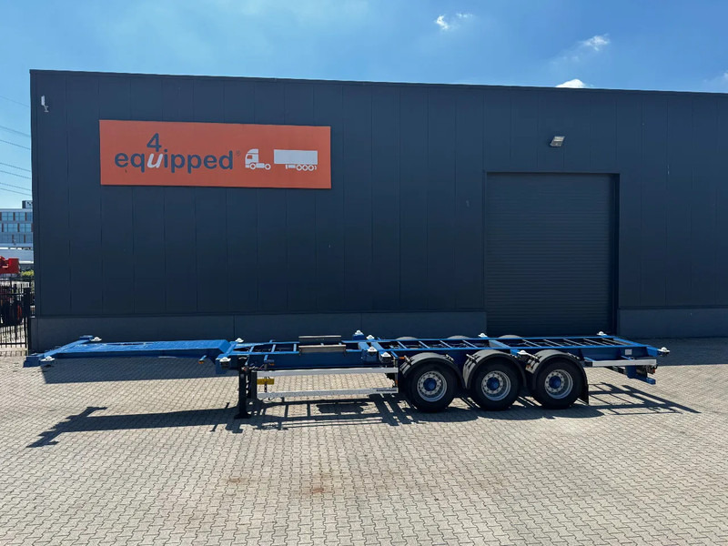 Groenewegen 40FT HC-chassis, BPW+Drum, liftaxle, NL-Chassis - Semi-remorque porte-conteneur/ Caisse mobile: photos 2 Groenewegen 40FT HC-chassis, BPW+Drum, liftaxle, NL-Chassis - Semi-remorque porte-conteneur/ Caisse mobile: photos 2