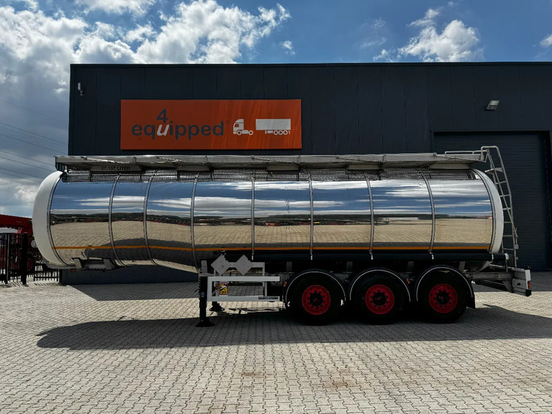 Indox 37.500L / 1-COMP /4-BAFFELS, ADR, L4BH, INOX, NL, APK 06/2026, new Saf axles - Semi-remorque citerne: photos 2 Indox 37.500L / 1-COMP /4-BAFFELS, ADR, L4BH, INOX, NL, APK 06/2026, new Saf axles - Semi-remorque citerne: photos 2