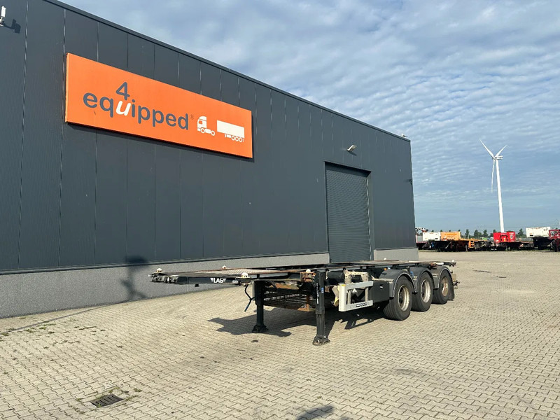 LAG 20FT + 30FT, BPW + DISC, LIFTAXLE, NL-CHASSIS - Semi-remorque porte-conteneur/ Caisse mobile: photos 1 LAG 20FT + 30FT, BPW + DISC, LIFTAXLE, NL-CHASSIS - Semi-remorque porte-conteneur/ Caisse mobile: photos 1