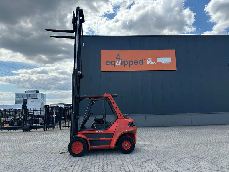 Linde H80D-03 FORKLIFT, 8000KG, duplex, 6 cil. Deutz diesel, 6.256hrs, - Chariot élévateur diesel: photos 3 Linde H80D-03 FORKLIFT, 8000KG, duplex, 6 cil. Deutz diesel, 6.256hrs, - Chariot élévateur diesel: photos 3