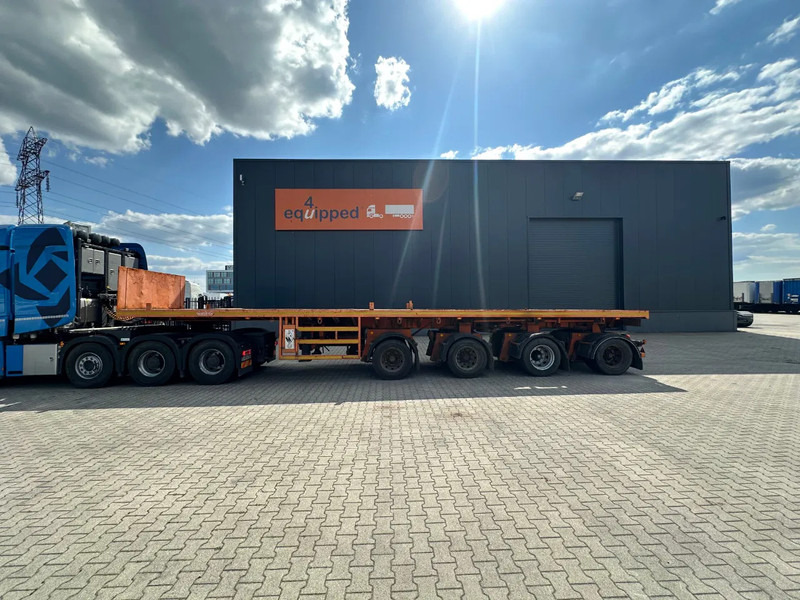 Nooteboom OVB-73-04, 73 tons Ballast trailer, 4 axles, 3 hydraulic steering axles, MOT 12/2025 - Semi-remorque plateau: photos 2 Nooteboom OVB-73-04, 73 tons Ballast trailer, 4 axles, 3 hydraulic steering axles, MOT 12/2025 - Semi-remorque plateau: photos 2