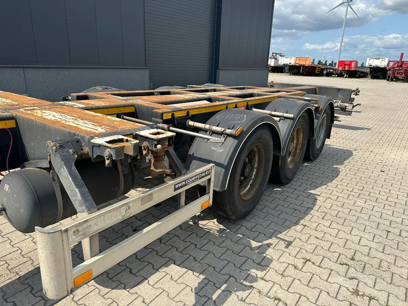 Semi-remorque porte-conteneur/ Caisse mobile Pacton FLEX XL 45FT HC multi (2x extendable), liftaxle, SAF + DRUM, NL-chassis: photos 20 Semi-remorque porte-conteneur/ Caisse mobile Pacton FLEX XL 45FT HC multi (2x extendable), liftaxle, SAF + DRUM, NL-chassis: photos 20