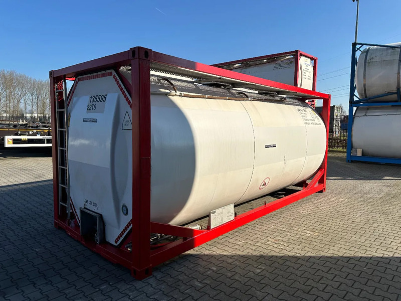 Cuve de stockage pour transport de carburant SINGAMAS 20FT ISO, 26.000L/1-COMP/3 BAFFELS/3 manholes, 5Y inspection: 06/2027, L4BN: photos 6