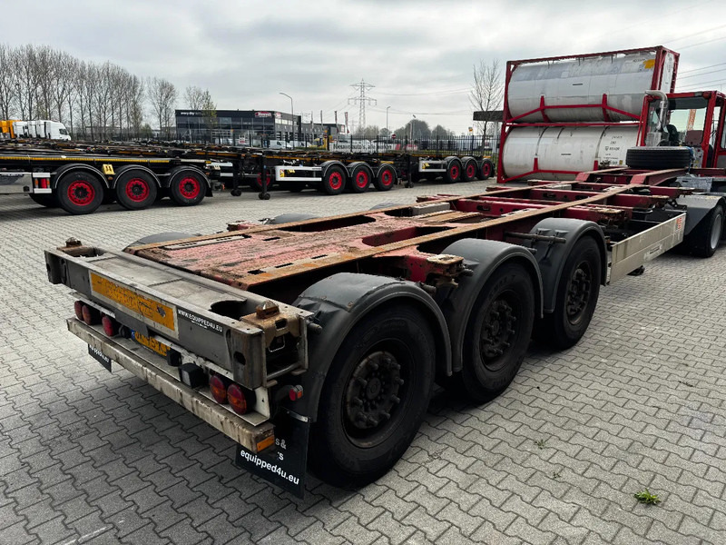 Schmitz Cargobull 40FT HC-chassis, disc, liftaxle, extendable at the rear, WITH WORK!!! - Semi-remorque porte-conteneur/ Caisse mobile: photos 4 Schmitz Cargobull 40FT HC-chassis, disc, liftaxle, extendable at the rear, WITH WORK!!! - Semi-remorque porte-conteneur/ Caisse mobile: photos 4
