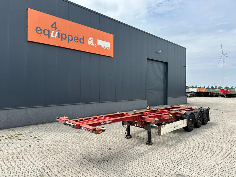 Schmitz Cargobull SCF 24 G MX 40FT HC-chassis, discbrakes, liftaxle, extendable at the rear, NL-chassis - Semi-remorque porte-conteneur/ Caisse mobile: photos 2 Schmitz Cargobull SCF 24 G MX 40FT HC-chassis, discbrakes, liftaxle, extendable at the rear, NL-chassis - Semi-remorque porte-conteneur/ Caisse mobile: photos 2