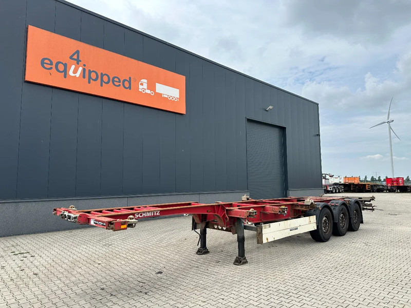 Schmitz Cargobull SCF 24 G MX 40FT HC-chassis, discbrakes, liftaxle, extendable at the rear, NL-chassis - Semi-remorque porte-conteneur/ Caisse mobile: photos 1 Schmitz Cargobull SCF 24 G MX 40FT HC-chassis, discbrakes, liftaxle, extendable at the rear, NL-chassis - Semi-remorque porte-conteneur/ Caisse mobile: photos 1