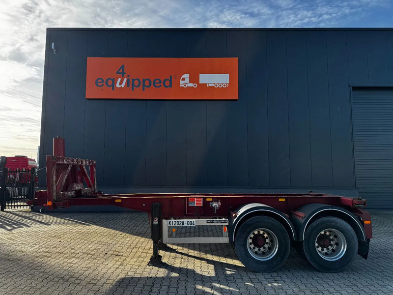 Van Hool 2 AXLE 20FT TIPPING-CHASSIS / TWIN-TIRES / BPW + DRUM / ALCOA / NL-trailer / APK - Semi-remorque porte-conteneur/ Caisse mobile: photos 2 Van Hool 2 AXLE 20FT TIPPING-CHASSIS / TWIN-TIRES / BPW + DRUM / ALCOA / NL-trailer / APK - Semi-remorque porte-conteneur/ Caisse mobile: photos 2