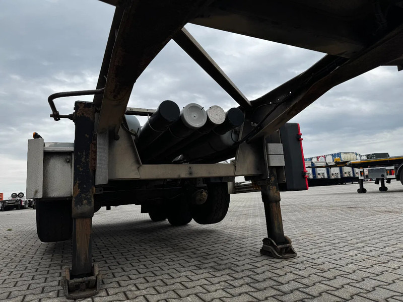Semi-remorque porte-conteneur/ Caisse mobile Van Hool 20FT /20FT SWAP ADR (EX/II, EX/III, FL, OX, AT), BPW, disc brakes, liftaxle, galvanized, ALCOA, NL-Chassis, empty weight 3.300KG: photos 16