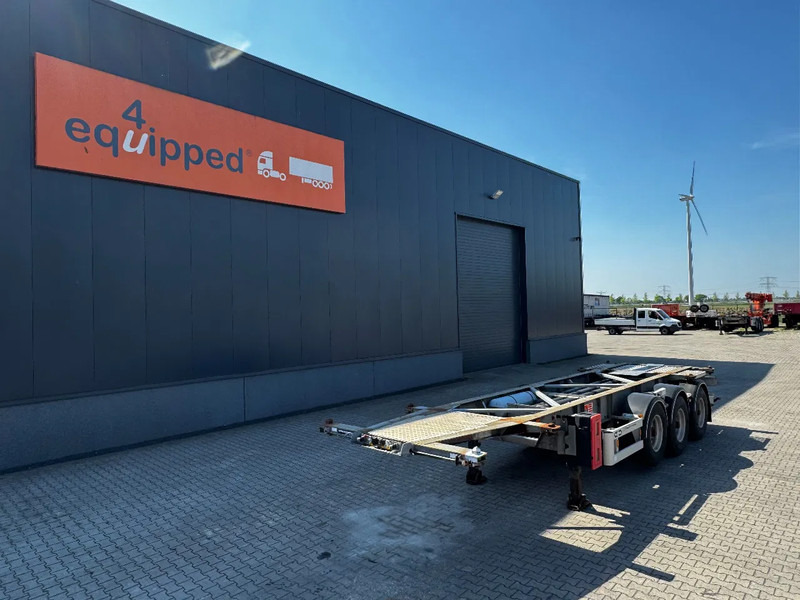 Van Hool 20FT/30FT, ADR (EX/II, EX/III, FL, AT), BPW + drum, ALCOA, galvanized, liftaxle, NL-Chassis, 80% tyres - Semi-remorque porte-conteneur/ Caisse mobile: photos 1 Van Hool 20FT/30FT, ADR (EX/II, EX/III, FL, AT), BPW + drum, ALCOA, galvanized, liftaxle, NL-Chassis, 80% tyres - Semi-remorque porte-conteneur/ Caisse mobile: photos 1