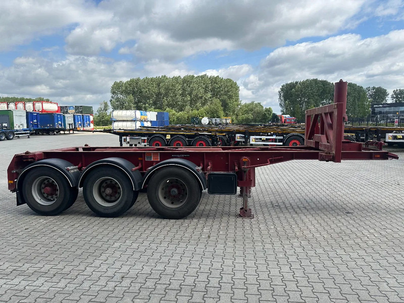 Van Hool 3 AXLE 20FT KIEP-CHASSIS, BPW + TROMMELREMMEN - Semi-remorque porte-conteneur/ Caisse mobile: photos 3 Van Hool 3 AXLE 20FT KIEP-CHASSIS, BPW + TROMMELREMMEN - Semi-remorque porte-conteneur/ Caisse mobile: photos 3