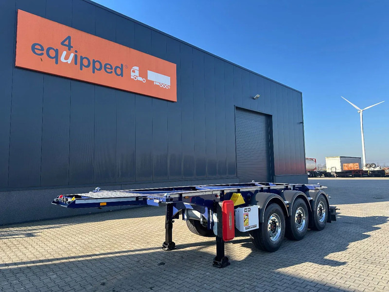 Van Hool NEW / DIRECT AVAILABLE 20FT ADR-CHASSIS, EMPTY WEIGHT: 3.300KG, DISCBRAKES, 3x available, ALU WHEELS - Semi-remorque porte-conteneur/ Caisse mobile: photos 1 Van Hool NEW / DIRECT AVAILABLE 20FT ADR-CHASSIS, EMPTY WEIGHT: 3.300KG, DISCBRAKES, 3x available, ALU WHEELS - Semi-remorque porte-conteneur/ Caisse mobile: photos 1