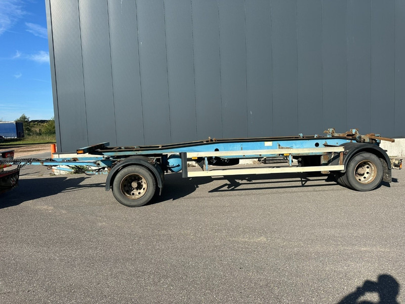 AJK AEEL/10-20 - 20T CONTAINERAANHANGER LUCHTVERING - DRUM BRAKES - AIR SUSP. - GIGANT ASSEN - 40mm - BELGISCHE PAPIEREN - Remorque porte-conteneur/ Caisse mobile: photos 2 AJK AEEL/10-20 - 20T CONTAINERAANHANGER LUCHTVERING - DRUM BRAKES - AIR SUSP. - GIGANT ASSEN - 40mm - BELGISCHE PAPIEREN - Remorque porte-conteneur/ Caisse mobile: photos 2