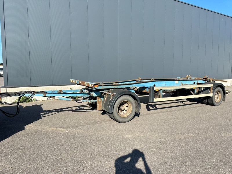 AJK AEEL/10-20 - 20T CONTAINERAANHANGER LUCHTVERING - DRUM BRAKES - AIR SUSP. - GIGANT ASSEN - 40mm - BELGISCHE PAPIEREN - Remorque porte-conteneur/ Caisse mobile: photos 1 AJK AEEL/10-20 - 20T CONTAINERAANHANGER LUCHTVERING - DRUM BRAKES - AIR SUSP. - GIGANT ASSEN - 40mm - BELGISCHE PAPIEREN - Remorque porte-conteneur/ Caisse mobile: photos 1