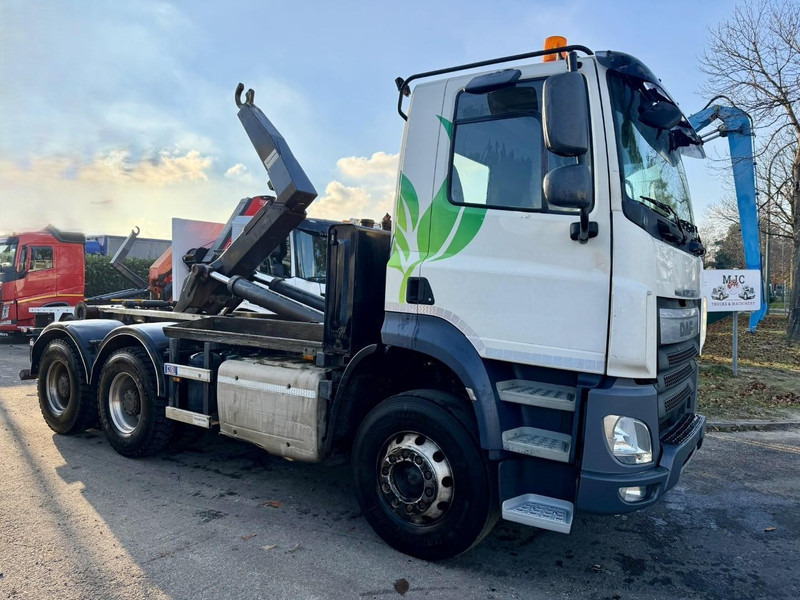 DAF CF 460 6x4 FAT HOOKLIFT - WB 3m35 - STEEL SPRING / BIG AXLES HUB REDUCTION - EURO 6 - BE TRUCK - Camion ampliroll: photos 1 DAF CF 460 6x4 FAT HOOKLIFT - WB 3m35 - STEEL SPRING / BIG AXLES HUB REDUCTION - EURO 6 - BE TRUCK - Camion ampliroll: photos 1