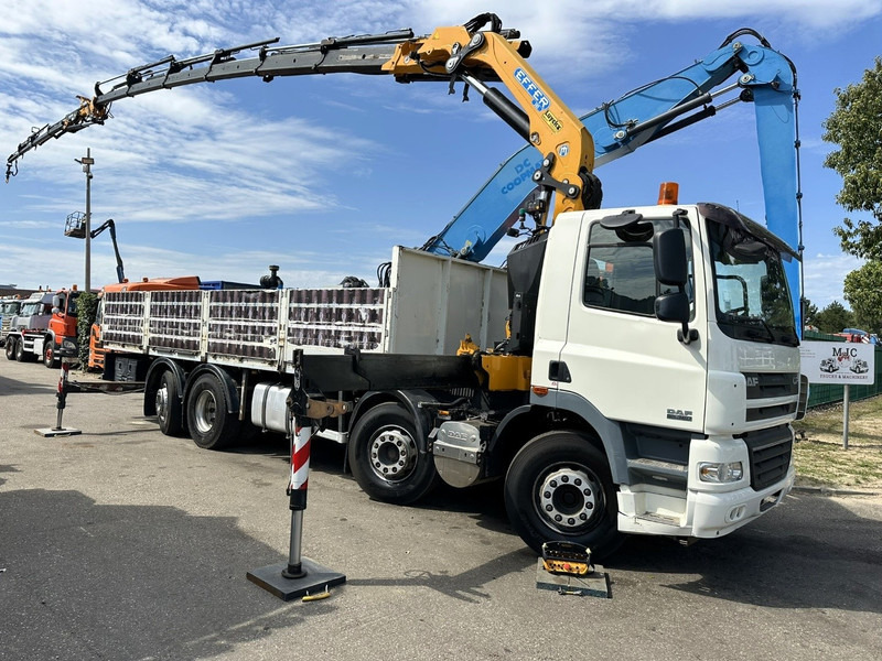 DAF CF 85.360 8x2 + CRANE (25m!) EFFER 305 6S + JIB 4S + ROTATOR - PLATORM 7m60 - LIFT + STEERING AXLE - EURO 5 - BE - Camion plateau, Camion grue: photos 2 DAF CF 85.360 8x2 + CRANE (25m!) EFFER 305 6S + JIB 4S + ROTATOR - PLATORM 7m60 - LIFT + STEERING AXLE - EURO 5 - BE - Camion plateau, Camion grue: photos 2