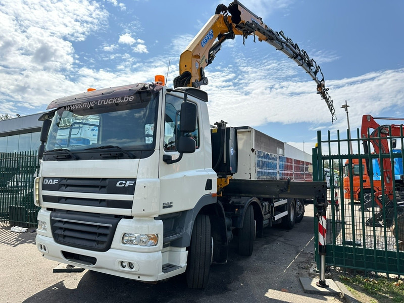 DAF CF 85.360 8x2 + CRANE (25m!) EFFER 305 6S + JIB 4S + ROTATOR - PLATORM 7m60 - LIFT + STEERING AXLE - EURO 5 - BE - Camion plateau, Camion grue: photos 3 DAF CF 85.360 8x2 + CRANE (25m!) EFFER 305 6S + JIB 4S + ROTATOR - PLATORM 7m60 - LIFT + STEERING AXLE - EURO 5 - BE - Camion plateau, Camion grue: photos 3