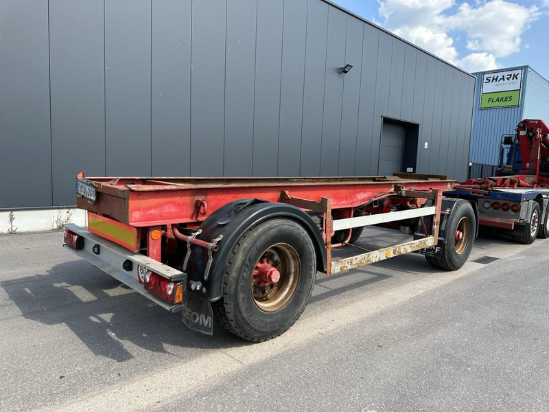 DEOM - SCHMIT R202P 2-AS CONTAINER TRANSPORT - BPW - GOEDE BANDEN - LUCHTVERING - BELGISCHE PAPIEREN - Remorque porte-conteneur/ Caisse mobile: photos 2 DEOM - SCHMIT R202P 2-AS CONTAINER TRANSPORT - BPW - GOEDE BANDEN - LUCHTVERING - BELGISCHE PAPIEREN - Remorque porte-conteneur/ Caisse mobile: photos 2