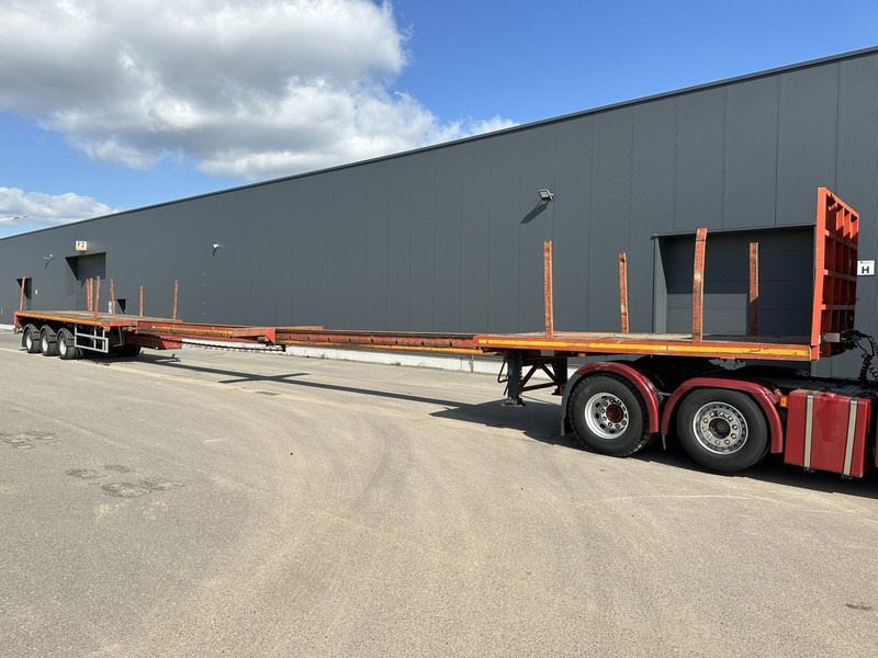 Faymonville T5AZG 48T - 28m! TELEMAX / TELETRAILER - 3 HYDR STEERING AXLES - BPW - BELGIAN REGISTRATION - Semi-remorque plateau: photos 1 Faymonville T5AZG 48T - 28m! TELEMAX / TELETRAILER - 3 HYDR STEERING AXLES - BPW - BELGIAN REGISTRATION - Semi-remorque plateau: photos 1