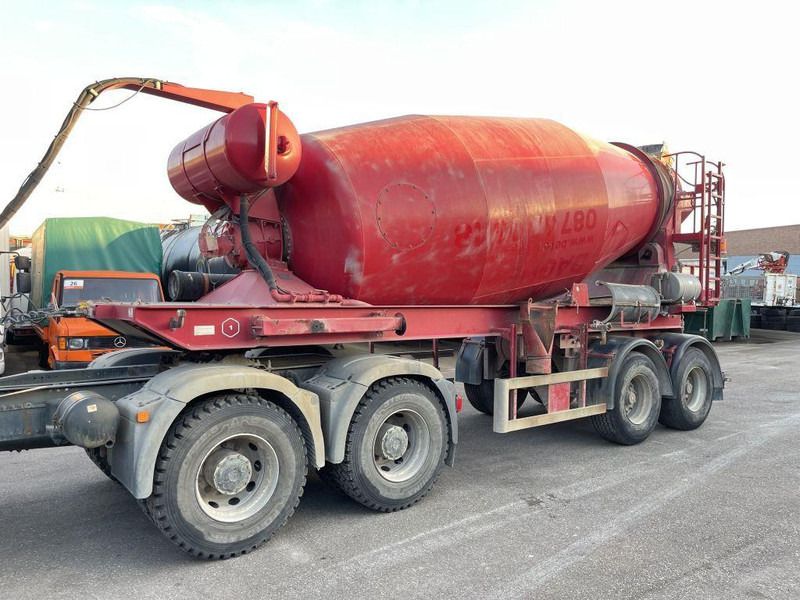 Hoenkhaus 12m3 CONCRETE MIXER 2 Axles SAF - AIR SUSP. - DRUM BRAKES - BE TRAILER - Semi-remorque malaxeur: photos 1 Hoenkhaus 12m3 CONCRETE MIXER 2 Axles SAF - AIR SUSP. - DRUM BRAKES - BE TRAILER - Semi-remorque malaxeur: photos 1