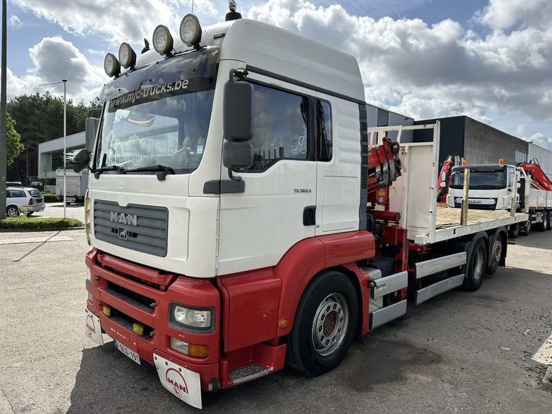 MAN TG 360 A 6x2 + CRANE ATLAS 100.1 A3 - PLATFORM 5m80 - E3 - LIFT-AXLE - FULL AIR SUSPENSION - ZF AS TRONIC - BE TRUCK - Camion grue: photos 4 MAN TG 360 A 6x2 + CRANE ATLAS 100.1 A3 - PLATFORM 5m80 - E3 - LIFT-AXLE - FULL AIR SUSPENSION - ZF AS TRONIC - BE TRUCK - Camion grue: photos 4