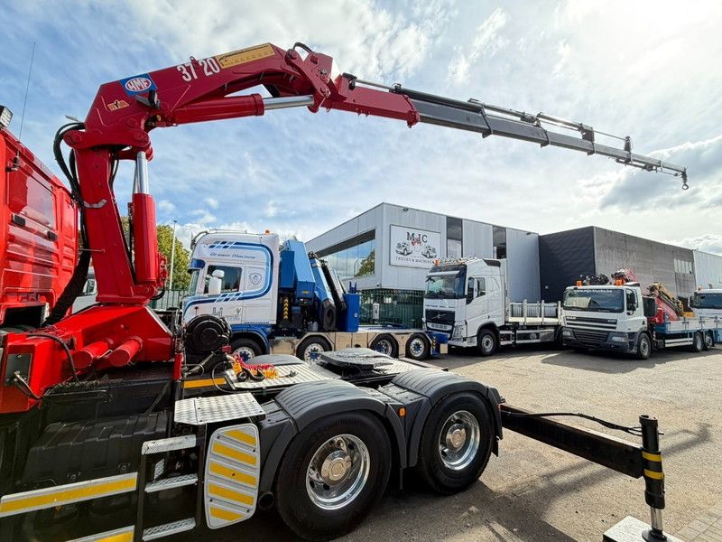 Camion grue MAN TGA 33.530 6x4 - 90T + CRANE HMF 3720 K6 (17.3m) - RETARDER - MANUAL ZF - EURO 3 - 590.000km - ALCOA -  BIG AXLES HUB REDUCTION - BE TRUCK - TOP CONDITION: photos 9