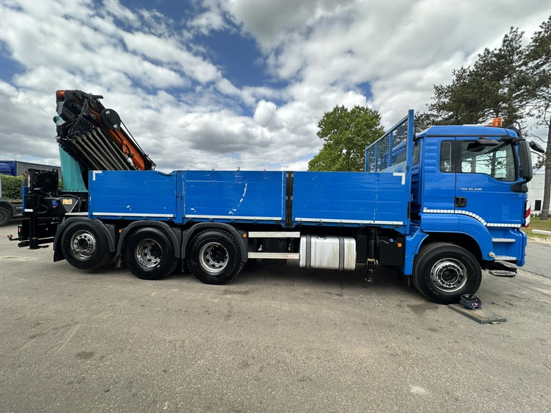 MAN TGS 35.400 8x4 TRIDEM + (32.5m) KRAN HMF 4720 K6 + JIB FJ1000 K4 - PRITSCHE 6m - LIFT/LENK ACHSE - RADIO - 5E F - BELGISCHE LKW - Camion plateau, Camion grue: photos 4 MAN TGS 35.400 8x4 TRIDEM + (32.5m) KRAN HMF 4720 K6 + JIB FJ1000 K4 - PRITSCHE 6m - LIFT/LENK ACHSE - RADIO - 5E F - BELGISCHE LKW - Camion plateau, Camion grue: photos 4