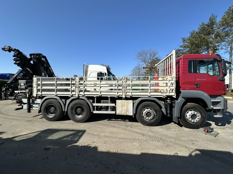 MAN TGS 35.420 8x4 + CRANE HIAB X-HIPRO 302 EP-5 - 192.000km - ROTATOR - 5/6 F - PLATFORM 6m55 - AIR SUSPENSION - TUV 06/2025 - TOP CONDITION - Camion plateau, Camion grue: photos 4 MAN TGS 35.420 8x4 + CRANE HIAB X-HIPRO 302 EP-5 - 192.000km - ROTATOR - 5/6 F - PLATFORM 6m55 - AIR SUSPENSION - TUV 06/2025 - TOP CONDITION - Camion plateau, Camion grue: photos 4